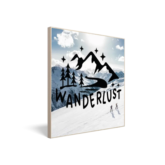 Wandbild aus Holz "Bergsprüche - Verschiedene Motive"