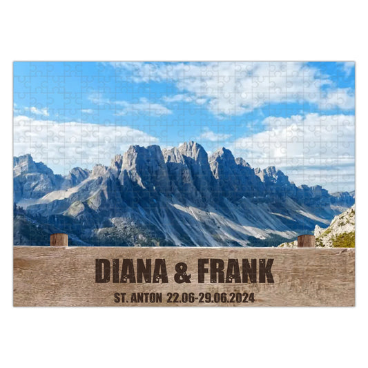 Personalisiertes Puzzle "Weidezaun"