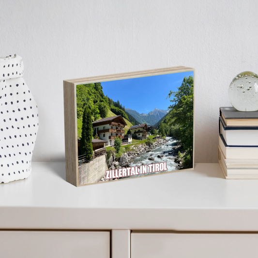 Holzbild "Zillertal"