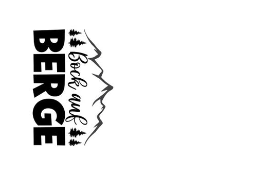 Handtuch "Bock auf Berge"