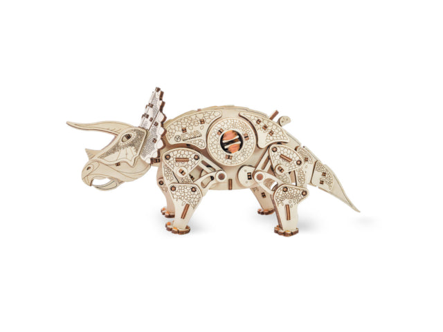 EWA I Dinosaurier Triceratops I Holzpuzzle