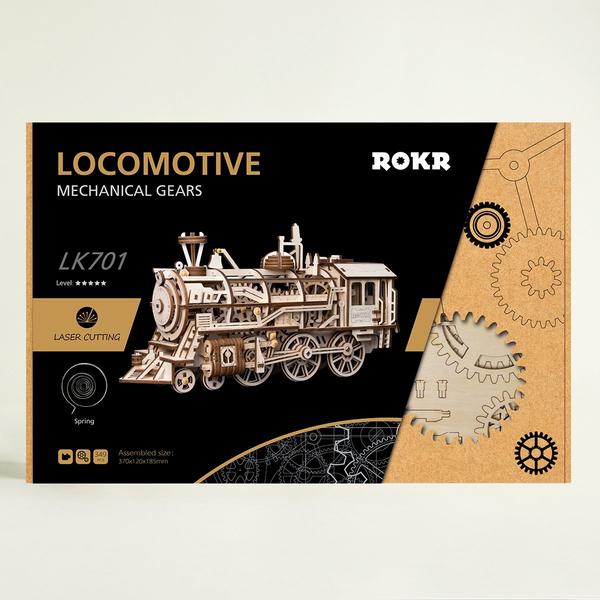 ROBOTIME I Lokomotive I Holzpuzzle