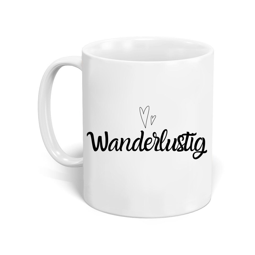 Tasse "Wanderlustig"
