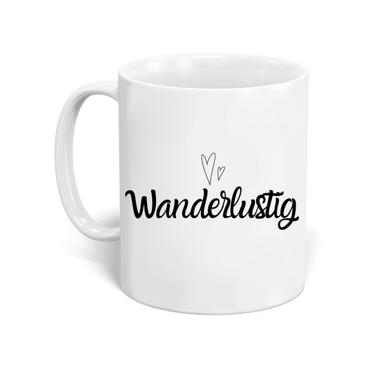 Tasse "Wanderlustig"