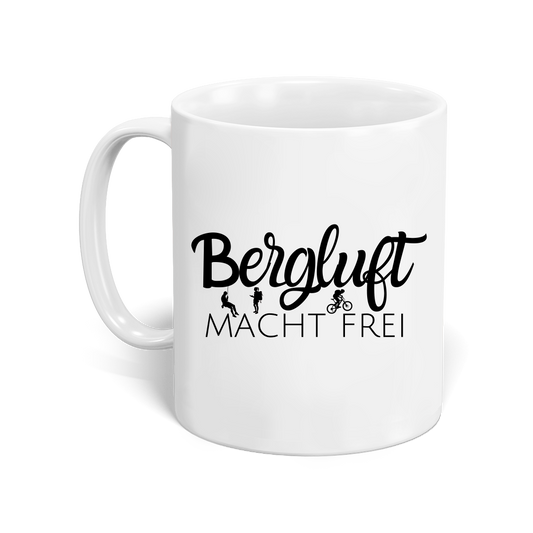 Tasse "Bergluft Macht Frei"