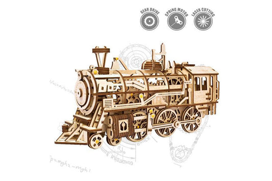 ROBOTIME I Lokomotive I Holzpuzzle