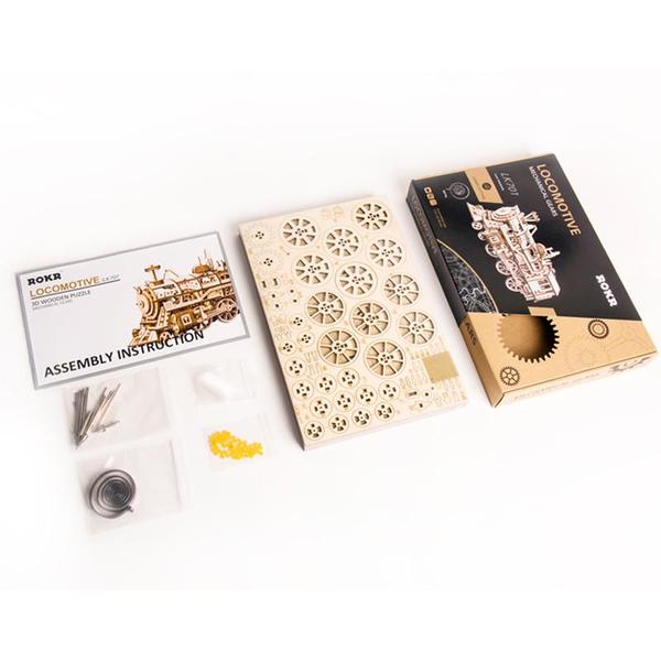 ROBOTIME I Lokomotive I Holzpuzzle