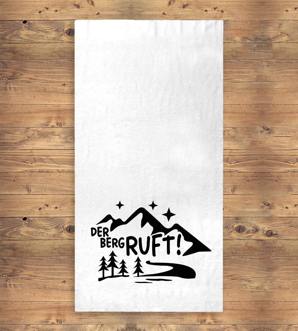 Sporthandtuch "Der Berg Ruft! 2" 140x70 cm
