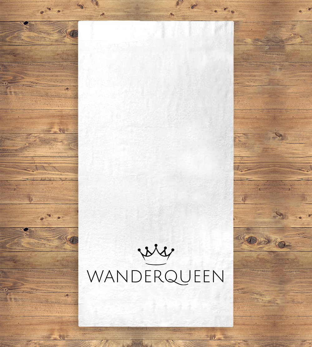 Sporthandtuch "Wanderqueen" 140x70 cm