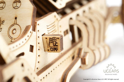 UGEARS I U9 Rennwagen I Holzpuzzle