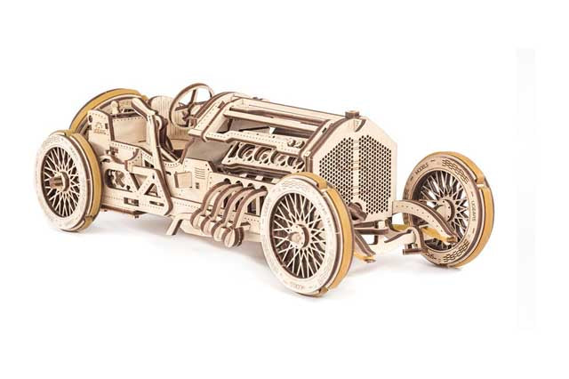 UGEARS I U9 Rennwagen I Holzpuzzle