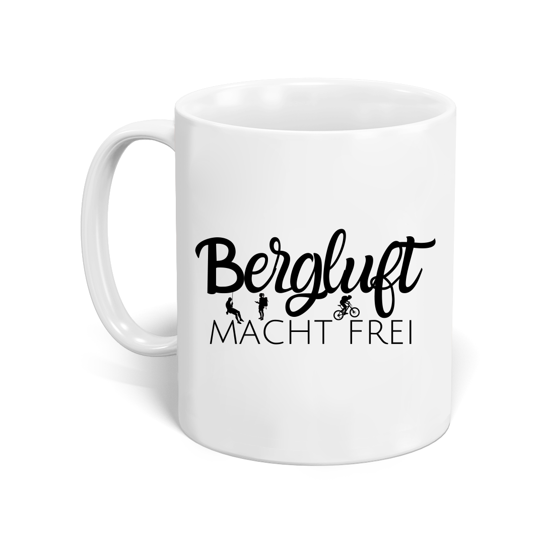 Tasse "Bergluft Macht Frei"