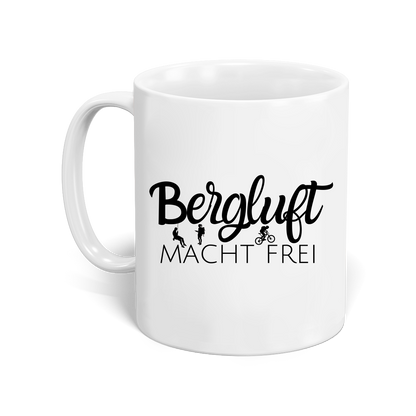 Tasse "Bergluft Macht Frei"