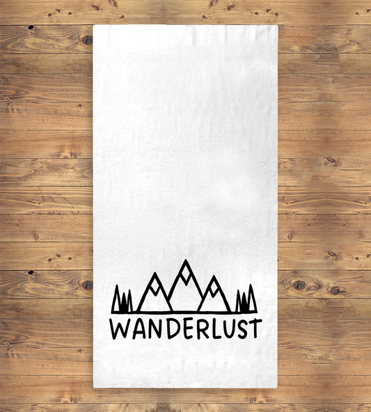 Sporthandtuch "Wanderlust 2" 140x70 cm