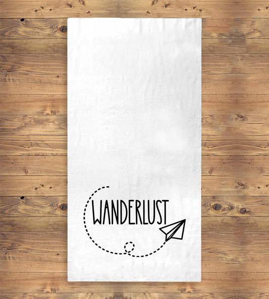 Sporthandtuch "Wanderlust" 140x70 cm