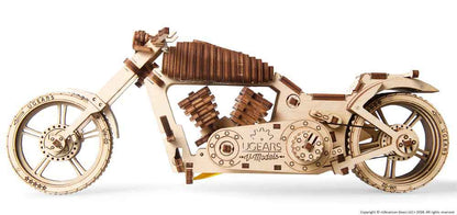 UGEARS I Motorrad I Holzpuzzle